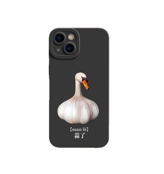 Black Silicone Phone Case Compatible With iPhone12/13/14/15/Pro/Max