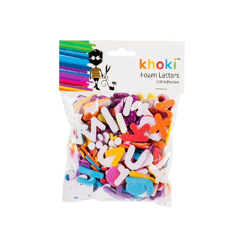 Khoki Art & Craft Accessories Self Adhesives Foam Letters