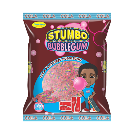 Stumbo Bubblegum Cola Flavoured 100 Pieces