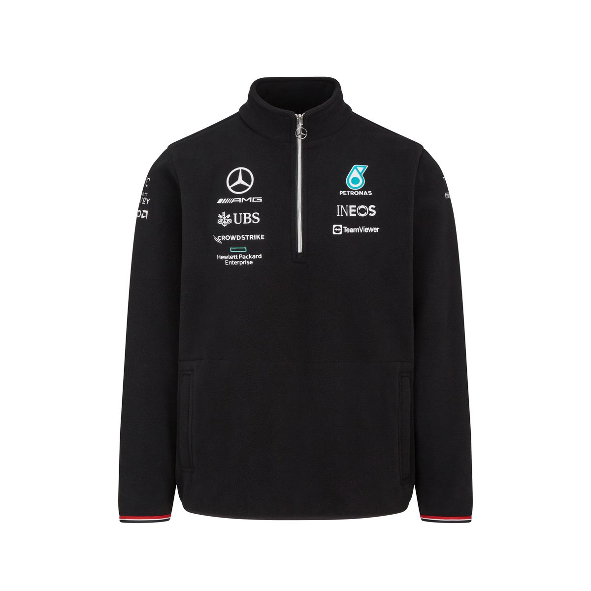 2022 Mercedes - AMG Petronas Team Mens Quarter Zip Fleece Jacket | Buy ...
