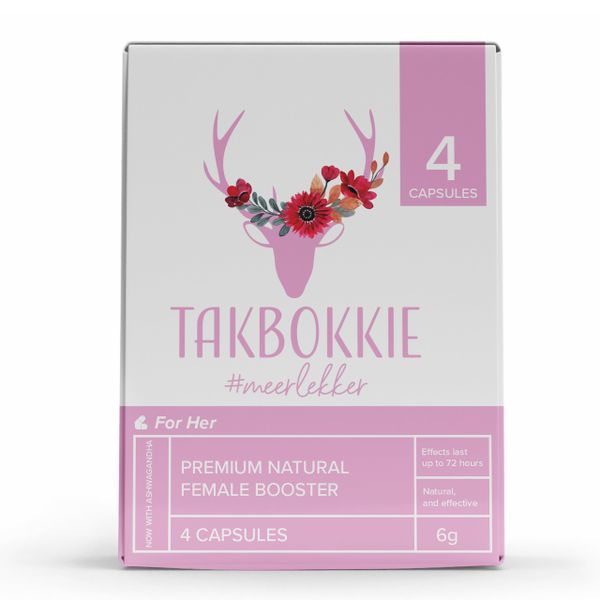 Takbokkie #meerlekker | Premium Natural Female Booster (4 Capsules)
