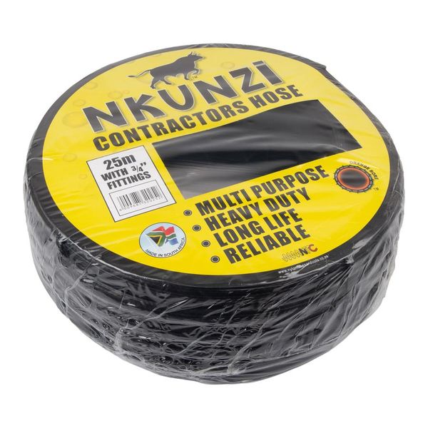 Nkunzi Contractors Hose 20Mm With Fittings 25M