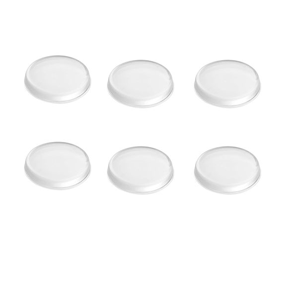 Clear Silicone Door Stop - Round Non-Slip Holder for Home Use