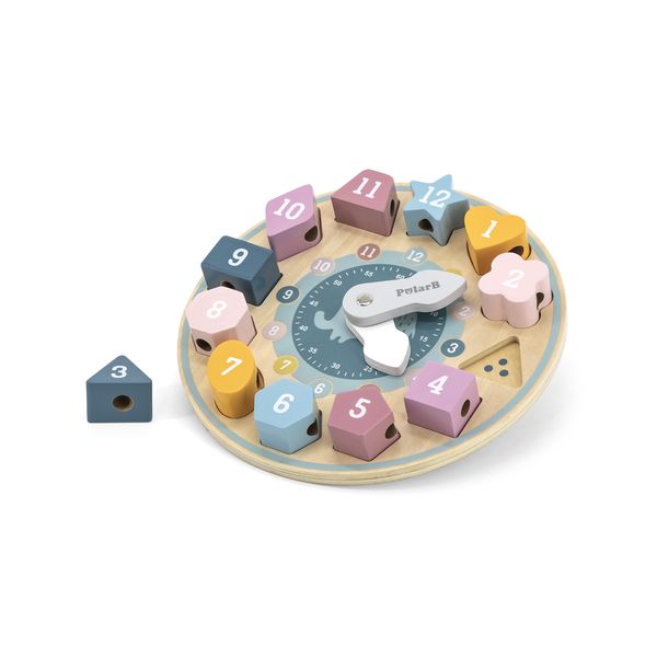 Polar B Shape Sorting Clock