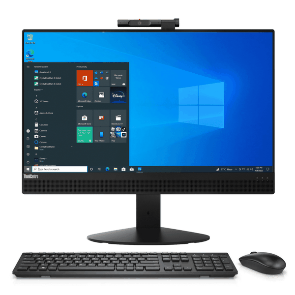 Lenovo ThinkCentre M820z-Core i5 8500-21.5" AIO-16GB DDR4-256GB M.2 NVMe