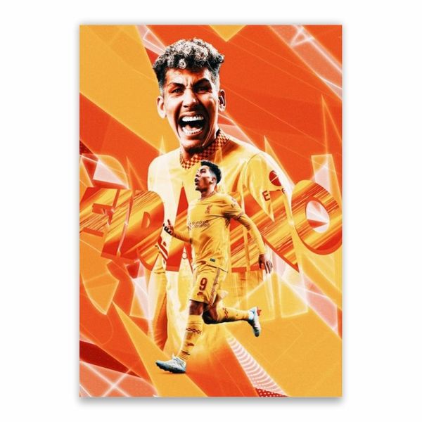 Roberto Firmino Away Kit Poster - A1