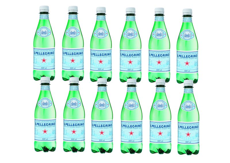 San Pellegrino Sparkling Water - 12 x 500ml Plastic Bottle