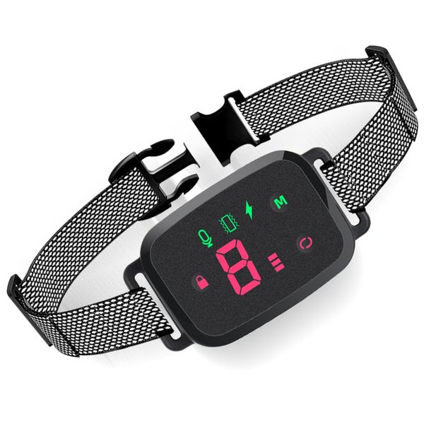 Rechargeable Smart Dog Anti Bark Collar 8 Levels of Adjustable Sensitivity