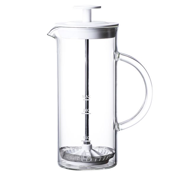 Manual Milk Frother, Coffee Milk Bubbling Cup, Foam Maker for Coffee
