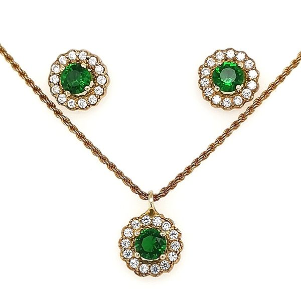 Earrings and Matching Necklace