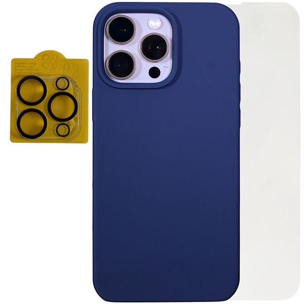 High Quality Silicone Phone Case - Compatible with 16 Pro Max - Matte Black