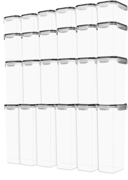 Melzware - 24 Piece Airtight Food Storage Container Set