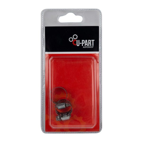 Bulk Pack x 15 U-Part Clamp Hose 6-17mm 2Pce