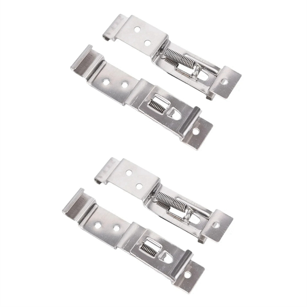 4-Piece Trailer License Plate Holder Clips