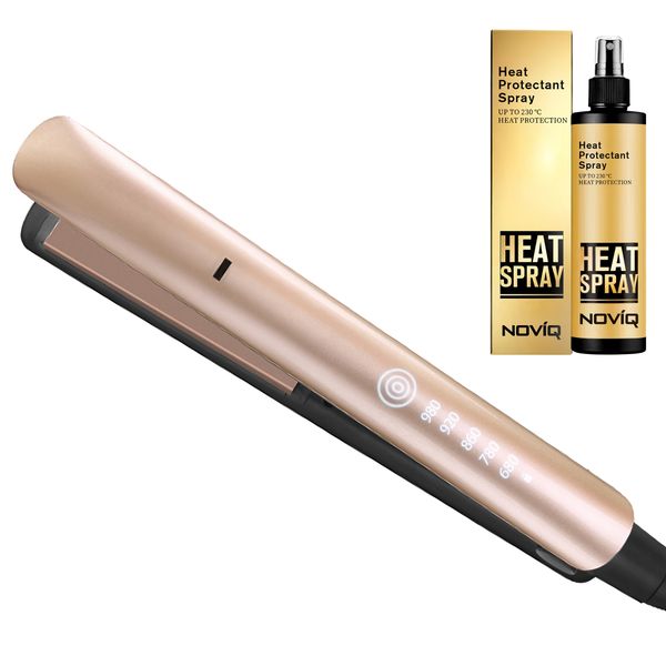 ENZO Professional Keratin Therapy Ceramic Flat Iron+ NOVIQ Heat Spray 250ml