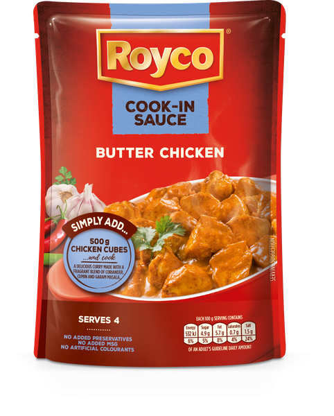 ROYCO Butter Chicken Wet Cook-in-Sauce 400g