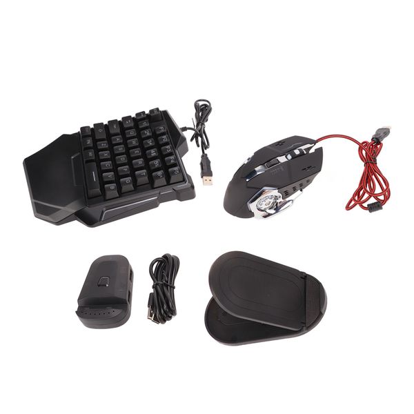 Gaming Keyboard Mouse Converter 35 Key Wired Set