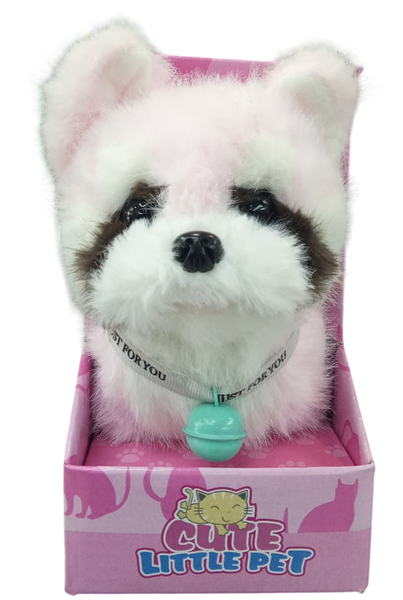 Cute Little Pet Plush Pink Unicorn with Light Sound + Move