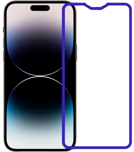 MXM™ Luminous Border Glow In The Dark Screen Protector - iPhone 14 Pro Max