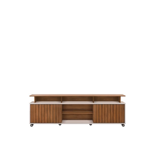 YB Ambiente OLIMPIC Freijo &amp; Off White 70" Flatpack TV Stand