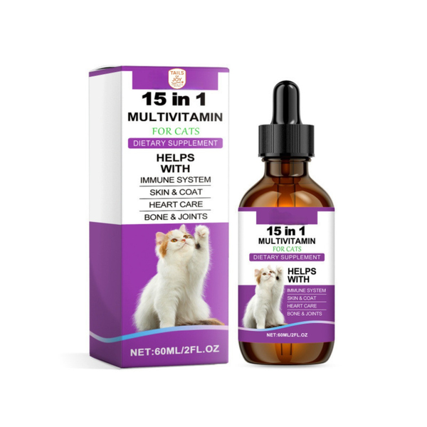 15-in-1 Multivitamin Supplement, Overall Health For Your Cat
