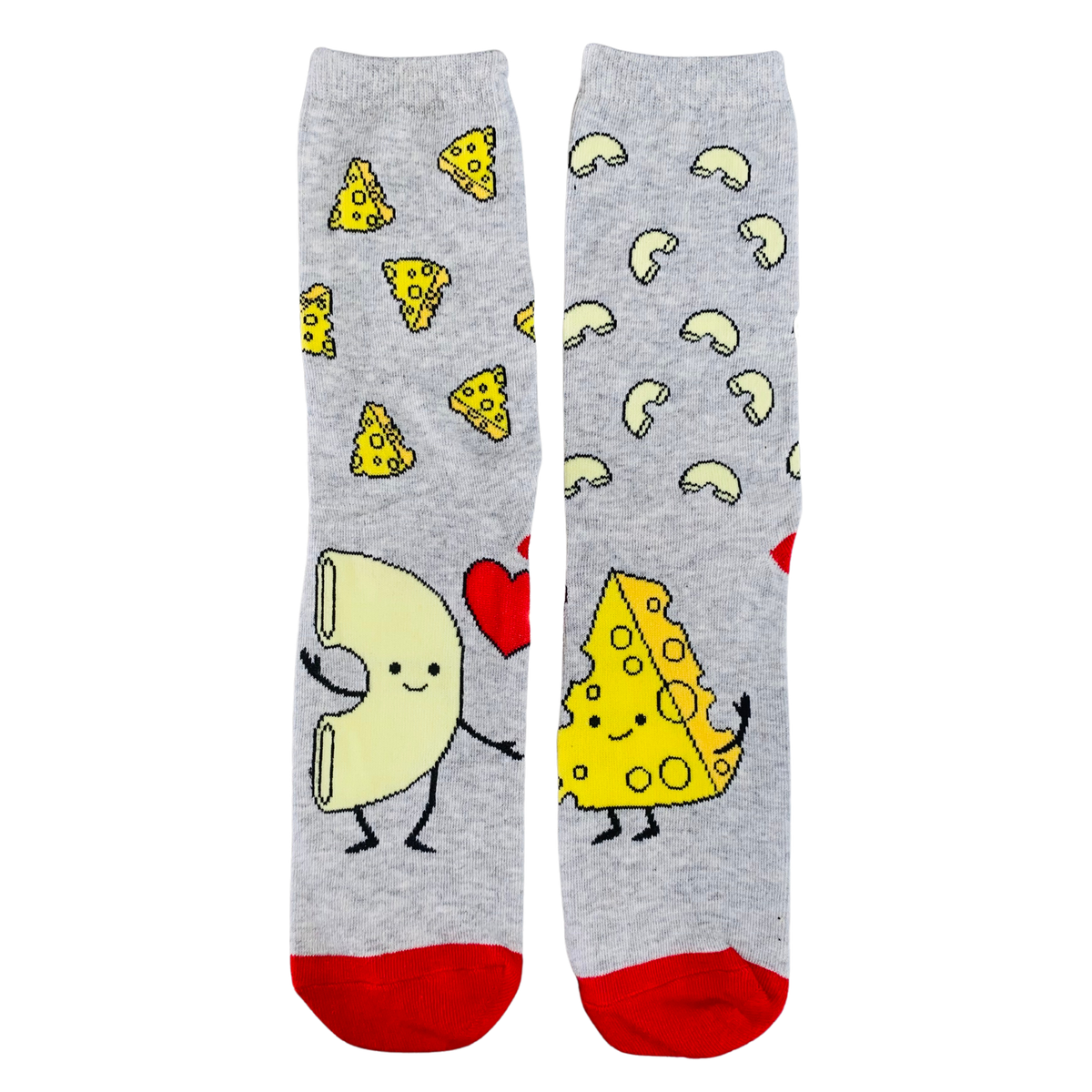 Mac and Cheese Fun Socks for Men and Women Durable Cotton Shop
