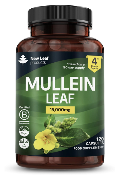 Mullein Leaf Capsules 4 Month Supply