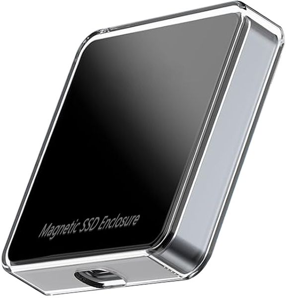 Magnetic M.2 NVMe 2230 SSD Enclosure Compatible with iPhone 15/16/17ProRes