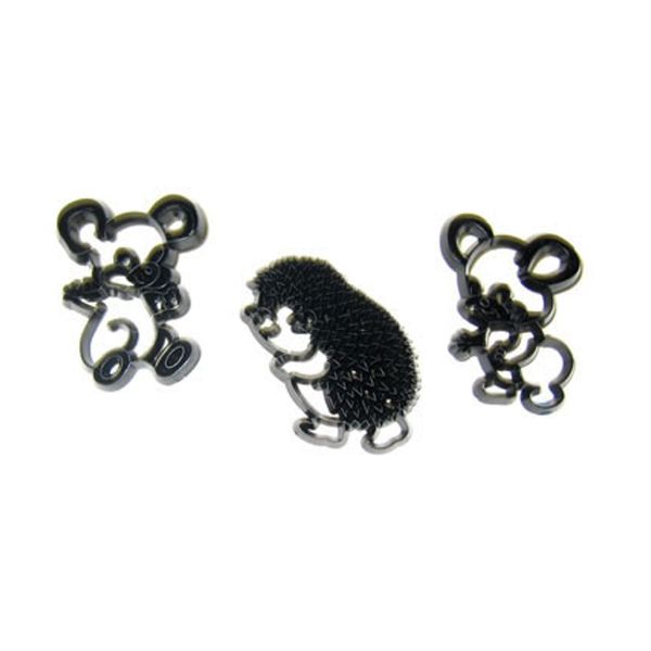 Patchwork Cutters Mice &amp; Hedgehog Sugarcraft Cake Icing Decorating