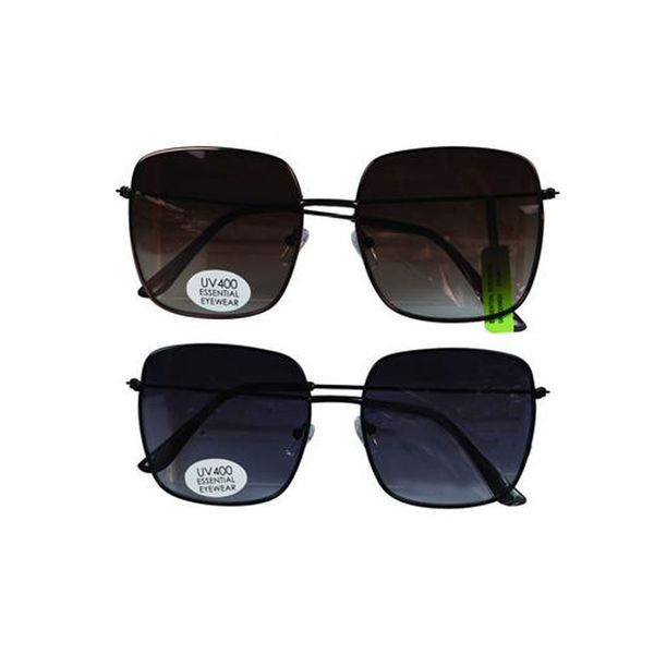 Sunglass Ess/Lds Metal Cateye - 2 Pack