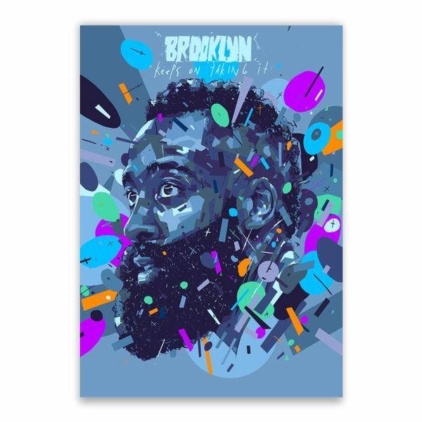 James Harden Decorative Art Poster - A1