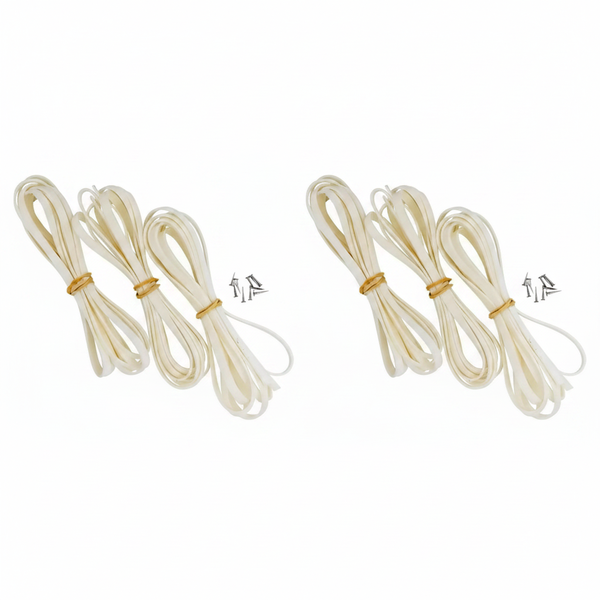 CB Washers Riem Conveyor Belt White 9M Packed With Nails - 2 Pack