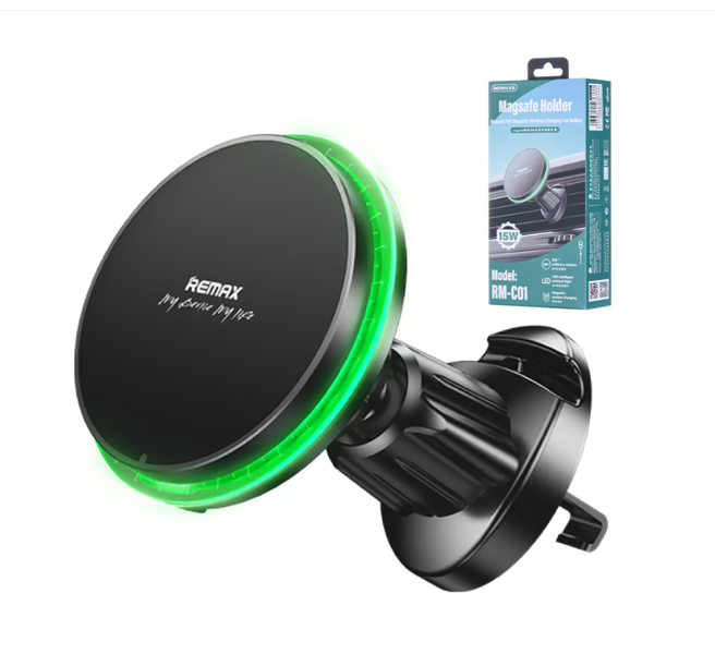 15W Wireless Car Charger with 360 Adjustable Aluminum Alloy Mount