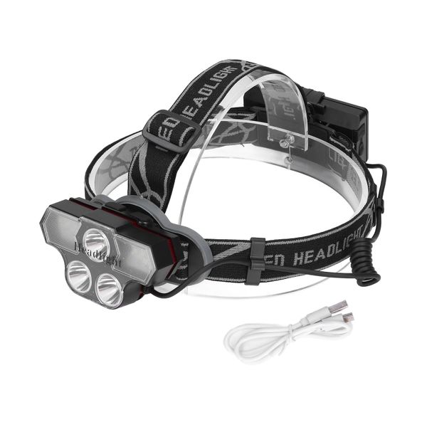 High Brightness Led Headlight T6 Outdoor Head Flashlight Usb Charging