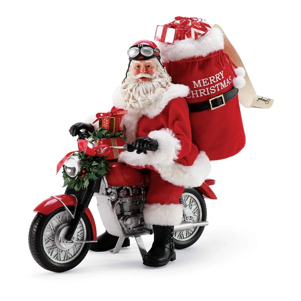 Santa Motorbike for Decoration