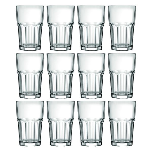 Nadir Bristol Long Drink Tumbler, (520Ml) 12 Pack