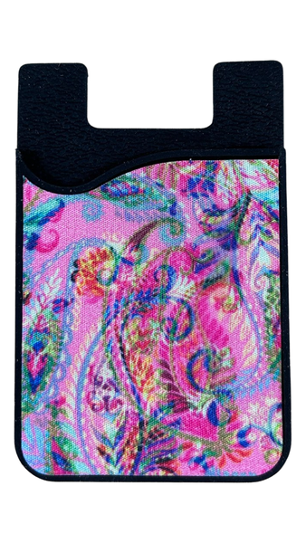 Card Holder that can Stick to the back of your Phone -Beautiful Pink