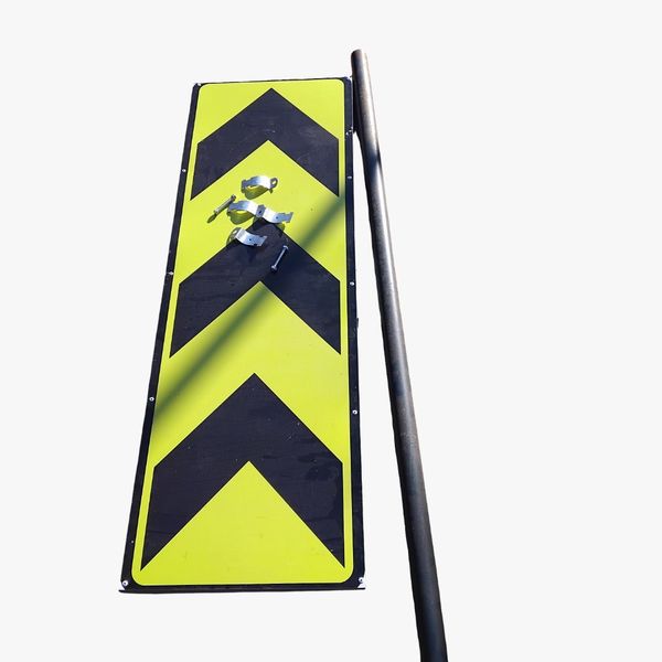 Reflective Chevron Wall Guard or a Rubber Car Park Sign