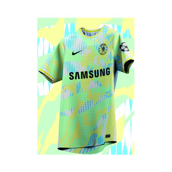 Chelsea Third Kit 22_23 A1 poster Shop Today. Get it Tomorrow!