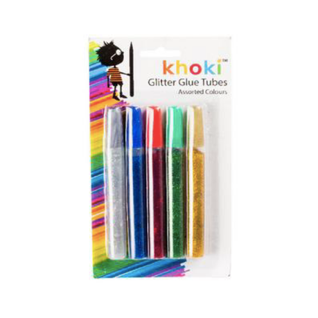 BIC Kids Glitter Glue Metallic - Assorted Colours, Pack of 6 BIC
