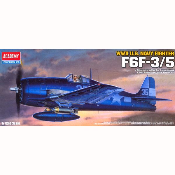 Academy 12481 1/72 F6F-3/5 Hellcat