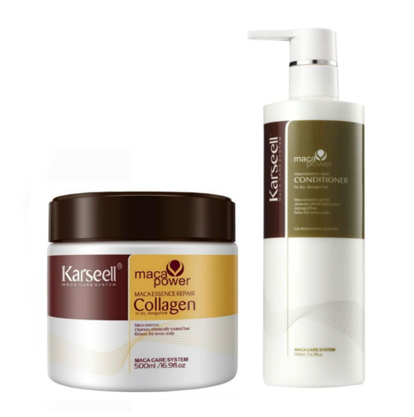 Karseell Collagen Hair Conditioner &amp; Argan Oil Organic Herbal Treatment