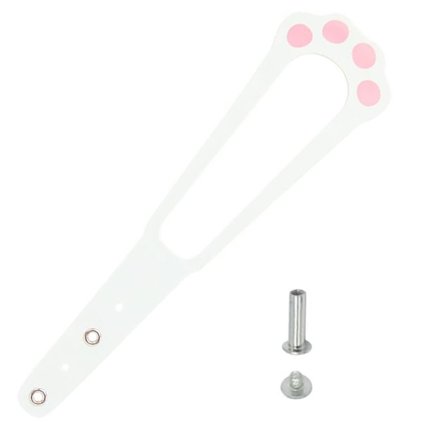 Cat Door Holder Latch with Screws-White