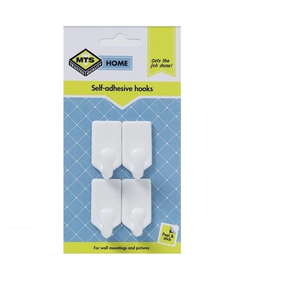MTS Home Multi Purpose Hooks 4 Pieces