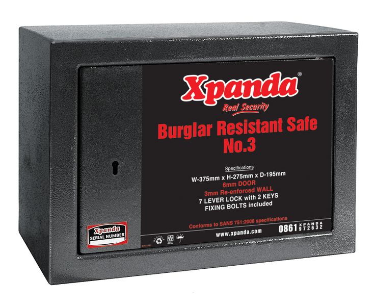 Xpanda Burglar Resistant Safe - No 3