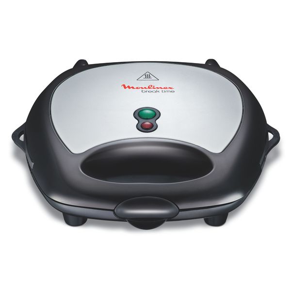Moulinex Break Time Sandwich Maker 3 in 1 - Silver