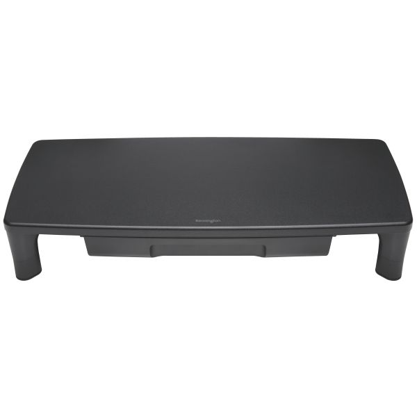 Kensington Monitor Stand With Drawer - Black