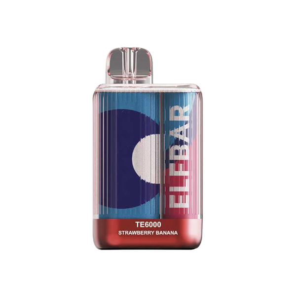 Elf Bar TE6000 Puffs - Strawberry Banana