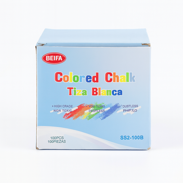 Colored Chalk - 100 Chalks per Box -10 boxes