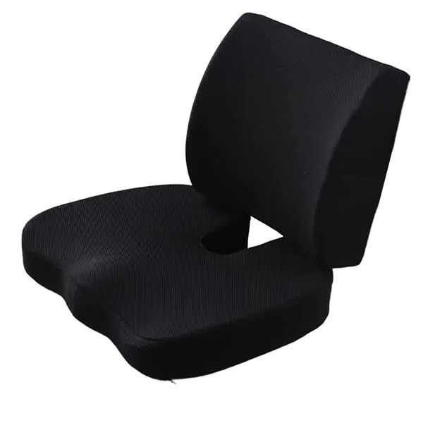 Ergonomic U-Shaped Seat Cushion &amp; Lumbar Support Pillow Set